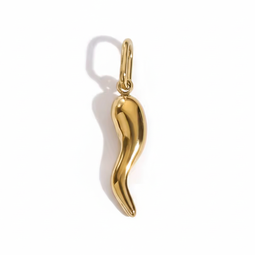 Gold Chili Pepper CHARM