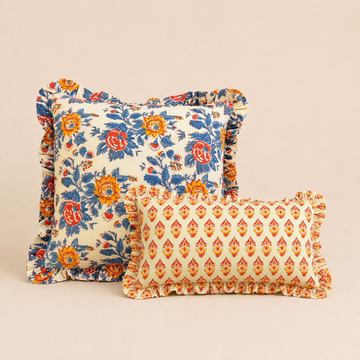 Garnet Blossom Rectangle CUSHION