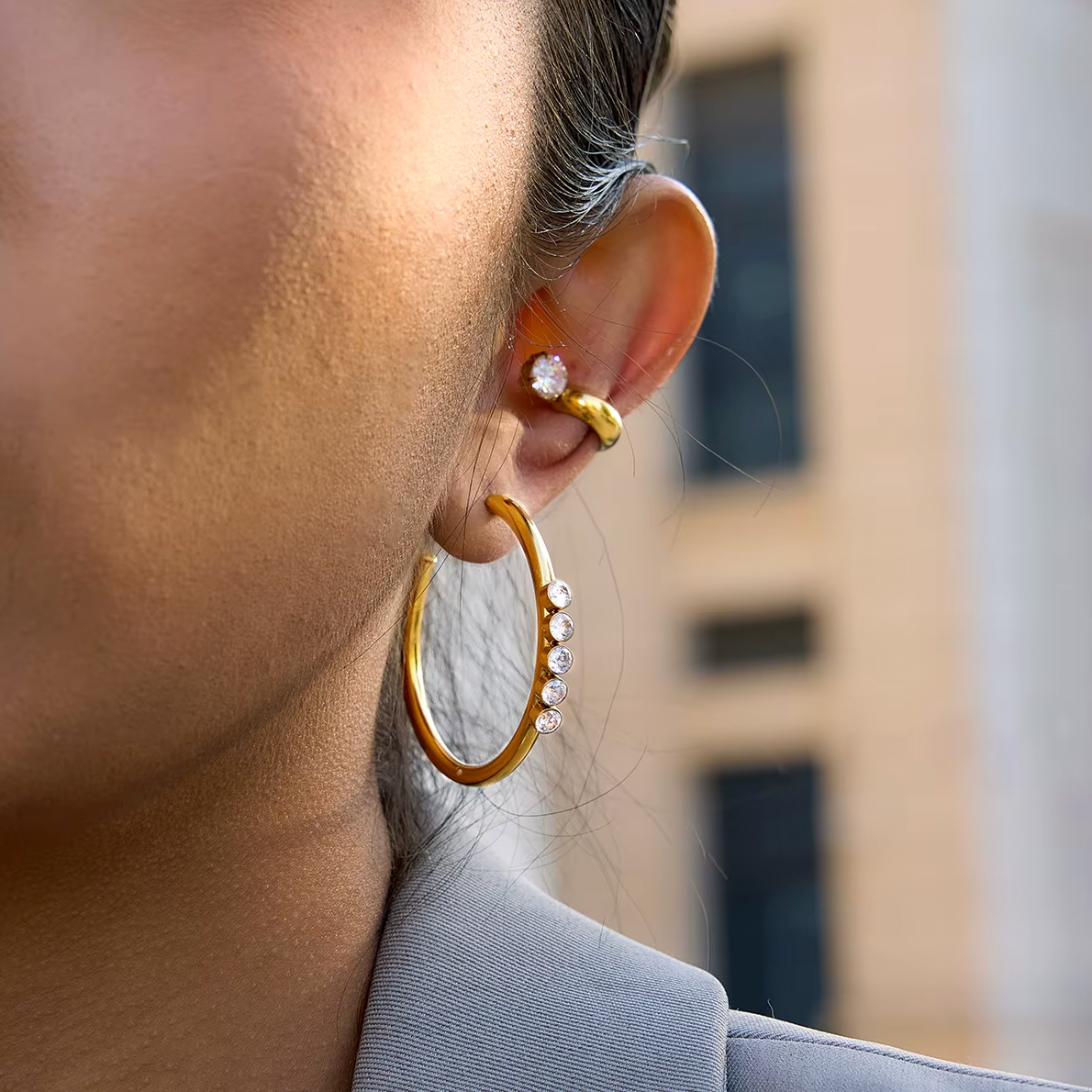 Ice Core DES BOUCLES D'OREILLES