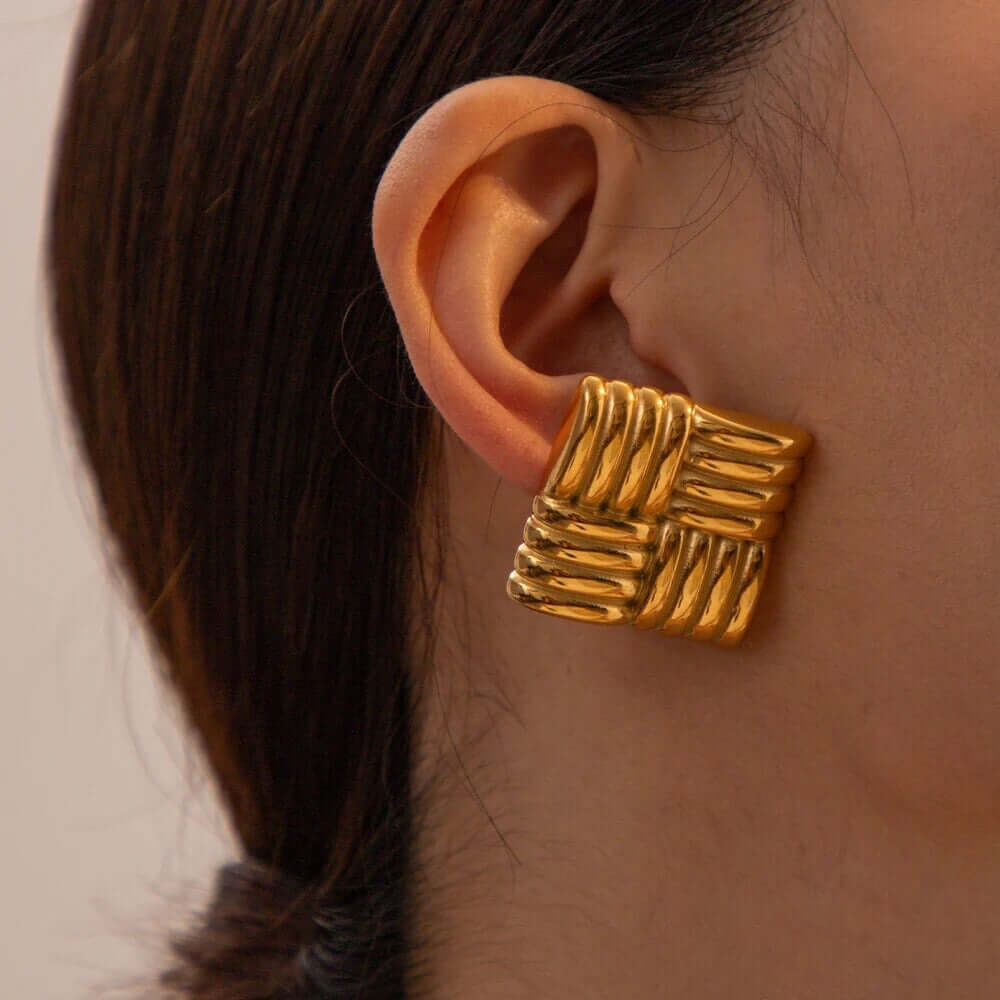 Vintage EARRINGS Folie à Trois