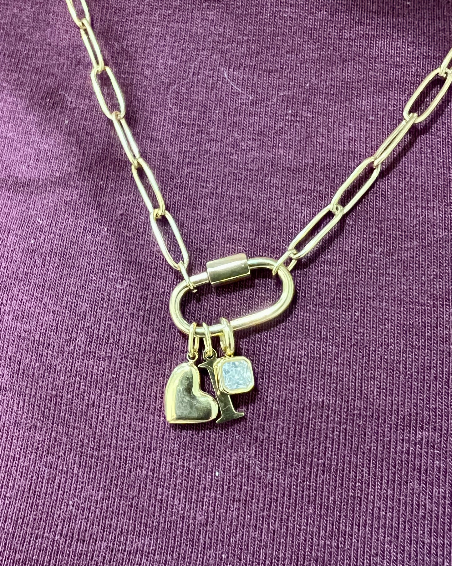 Chain link Charm NECKLACE