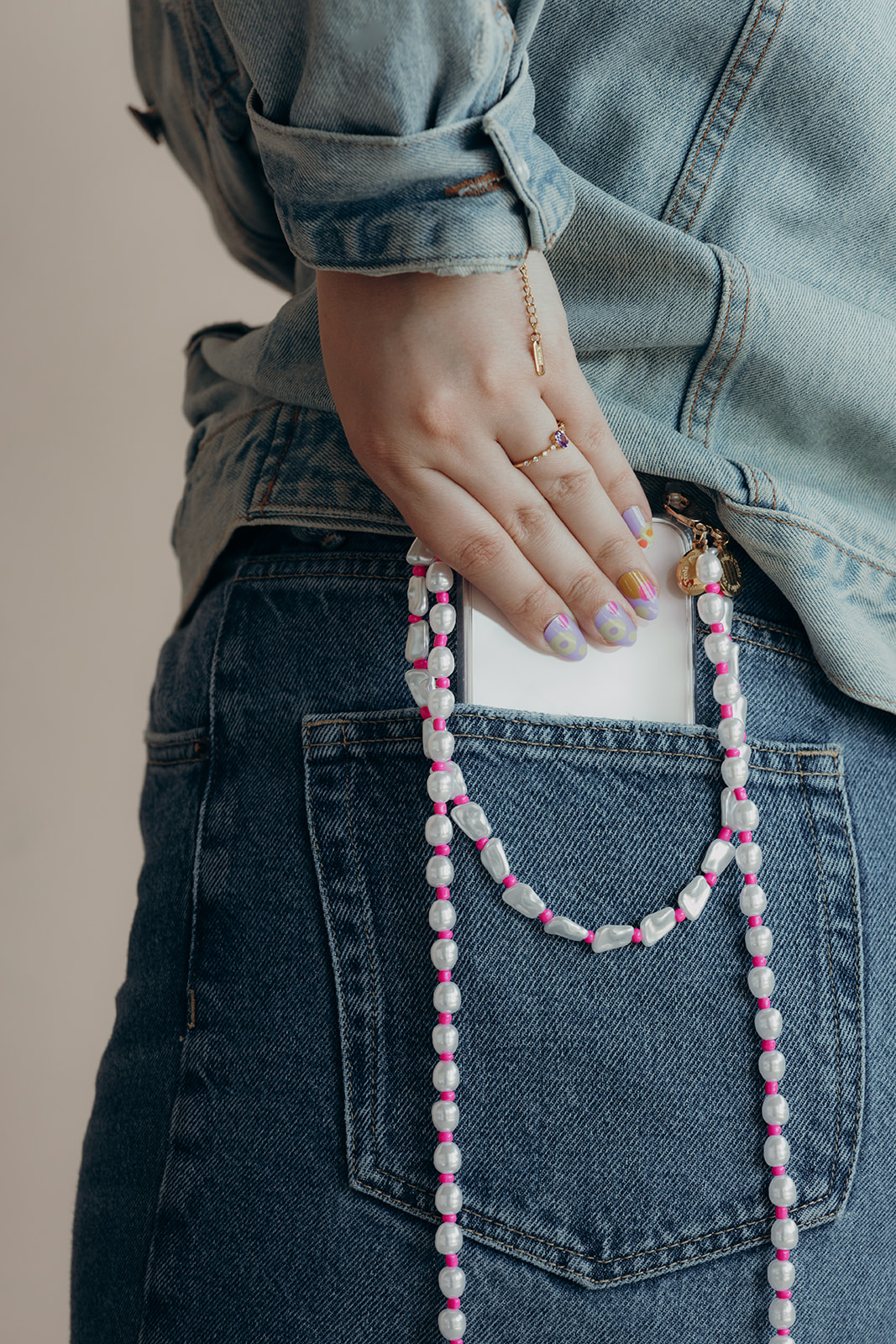 Posy Pearl TELEFOONKETTING