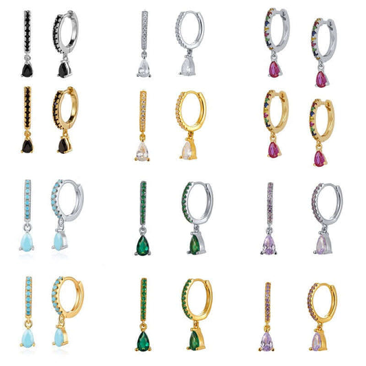 TEARDROP EARRINGS Folie à Trois