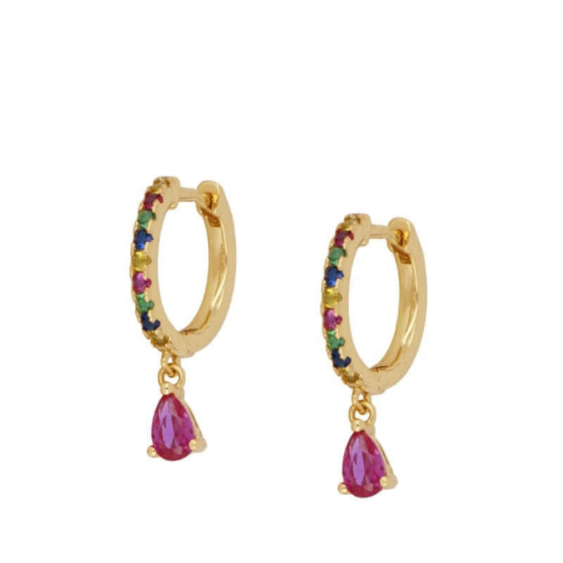 TEARDROP EARRINGS Folie à Trois