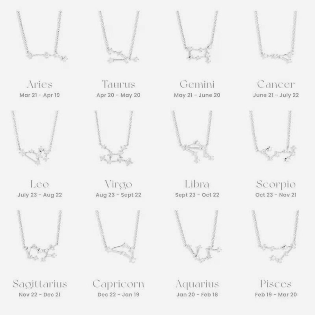Zodiac ketting 12-pack
