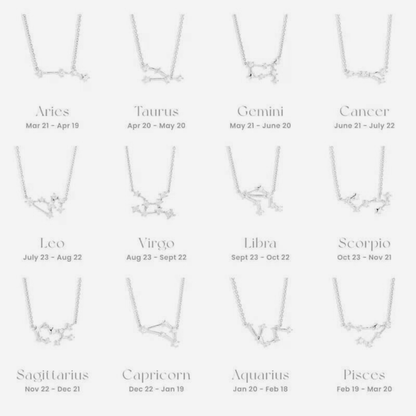 Zodiac ketting 12-pack