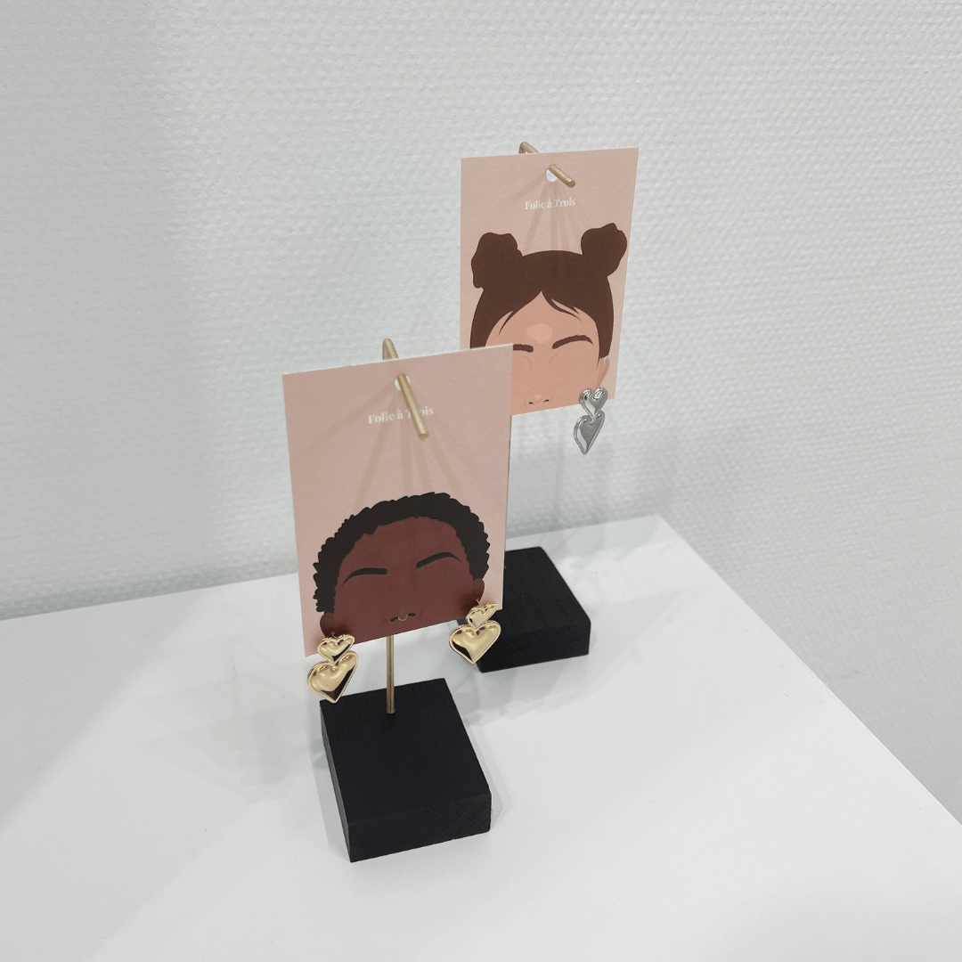 Hoop Card DISPLAY (NEW MODEL) Folie à Trois