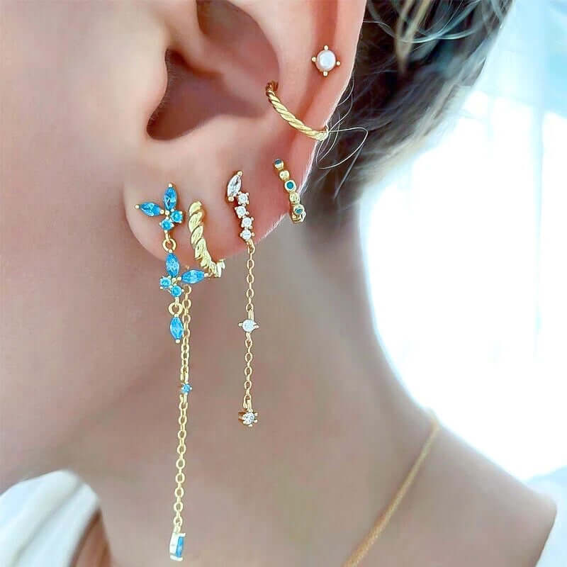 Butterfly Drop EARRINGS Folie à Trois