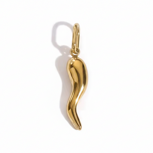 Gold Chili Pepper CHARM