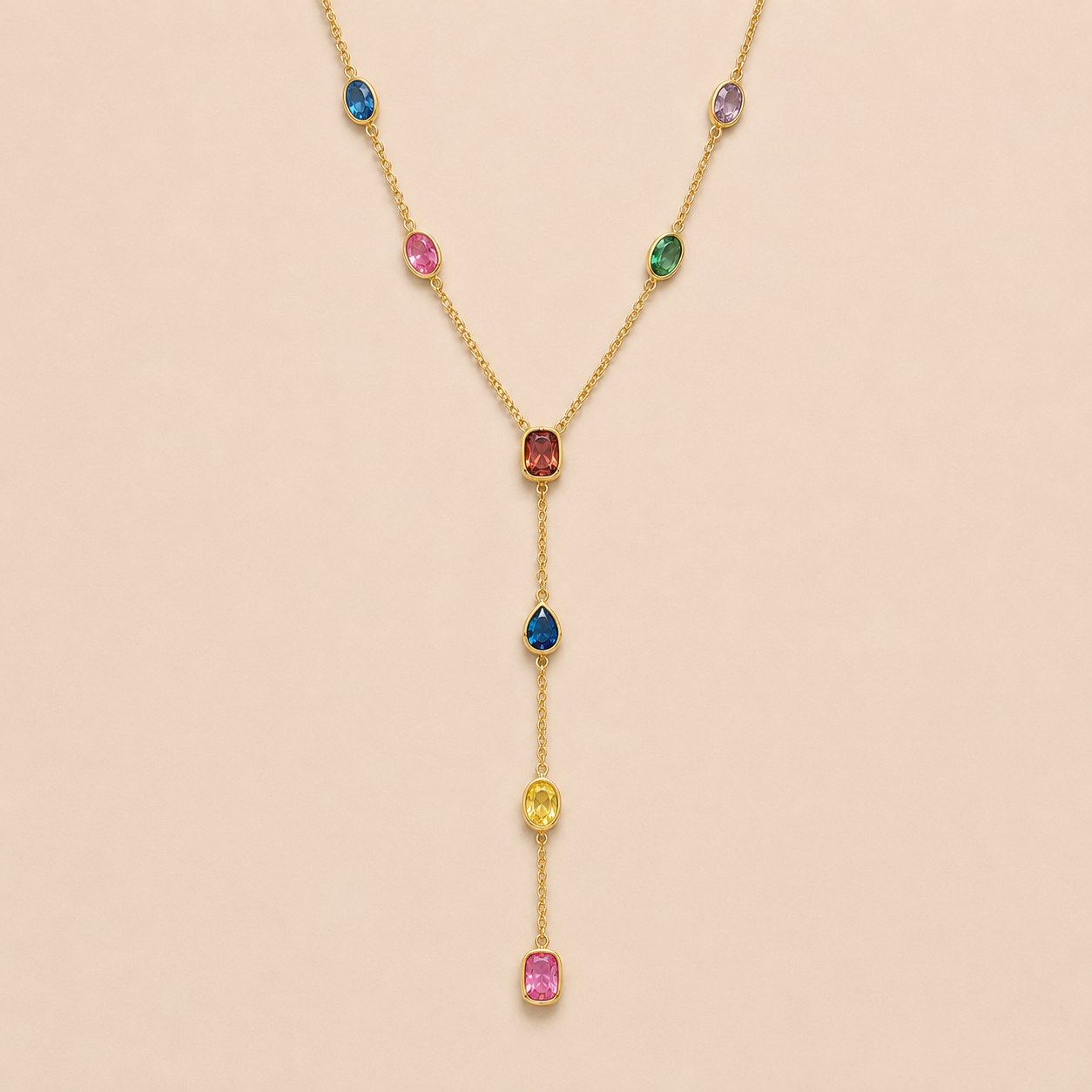 Calma Y Necklace – Gold Stainless Steel by Folie à Trois