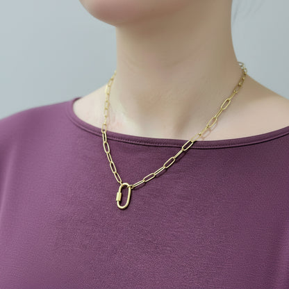 Chain link Charm NECKLACE