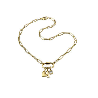 Chain link Charm NECKLACE