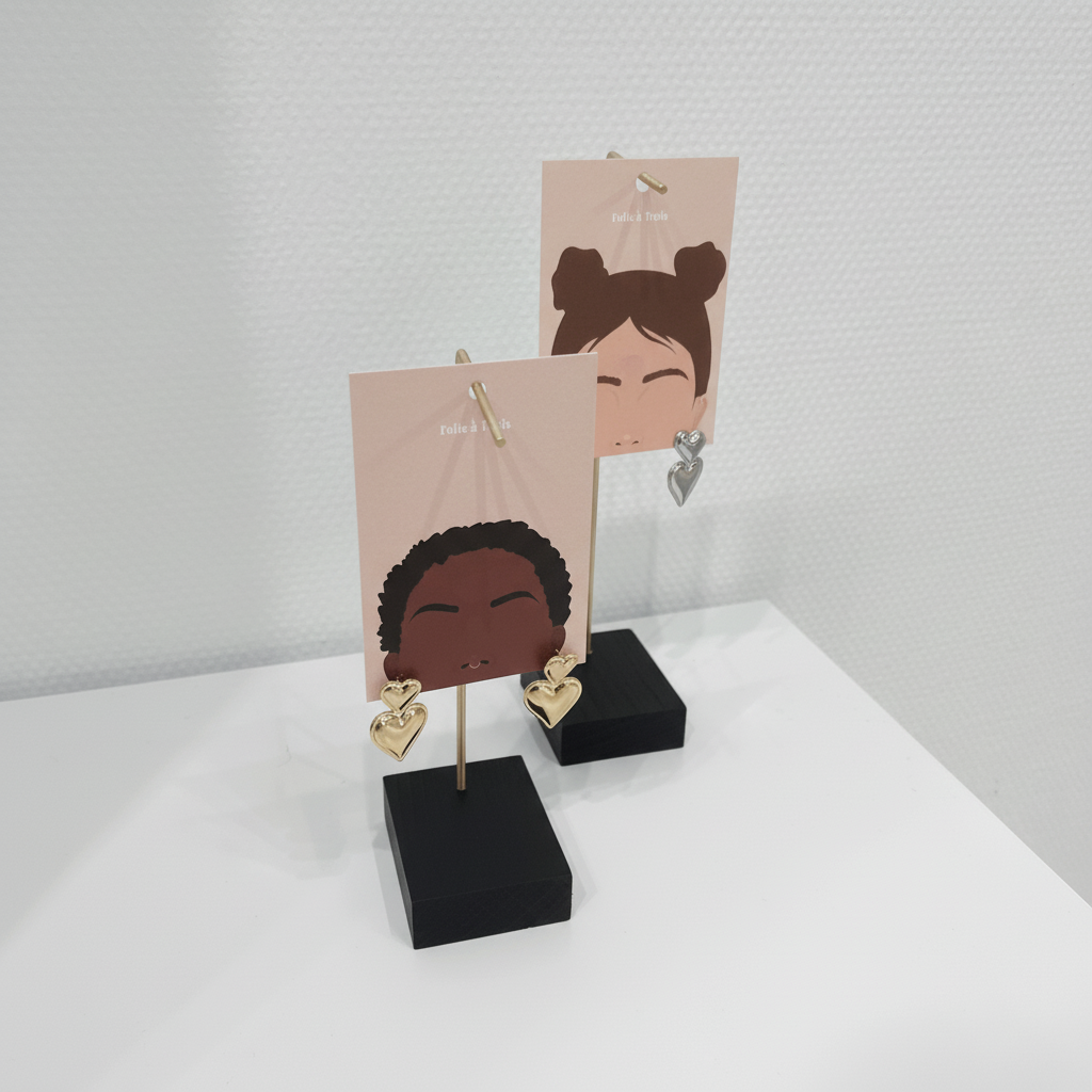 Hoop Card DISPLAY (NEW MODEL) Folie à Trois