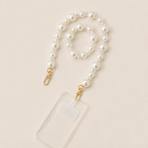 Adair Pearl Phone Chain lifestyle