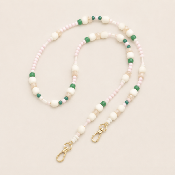 Alder Long Phone Chain - Pink