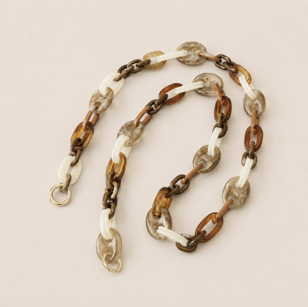 Bracken Long Phone Chain - Brown