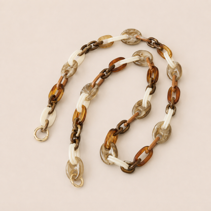 Bracken Long Phone Chain - Brown