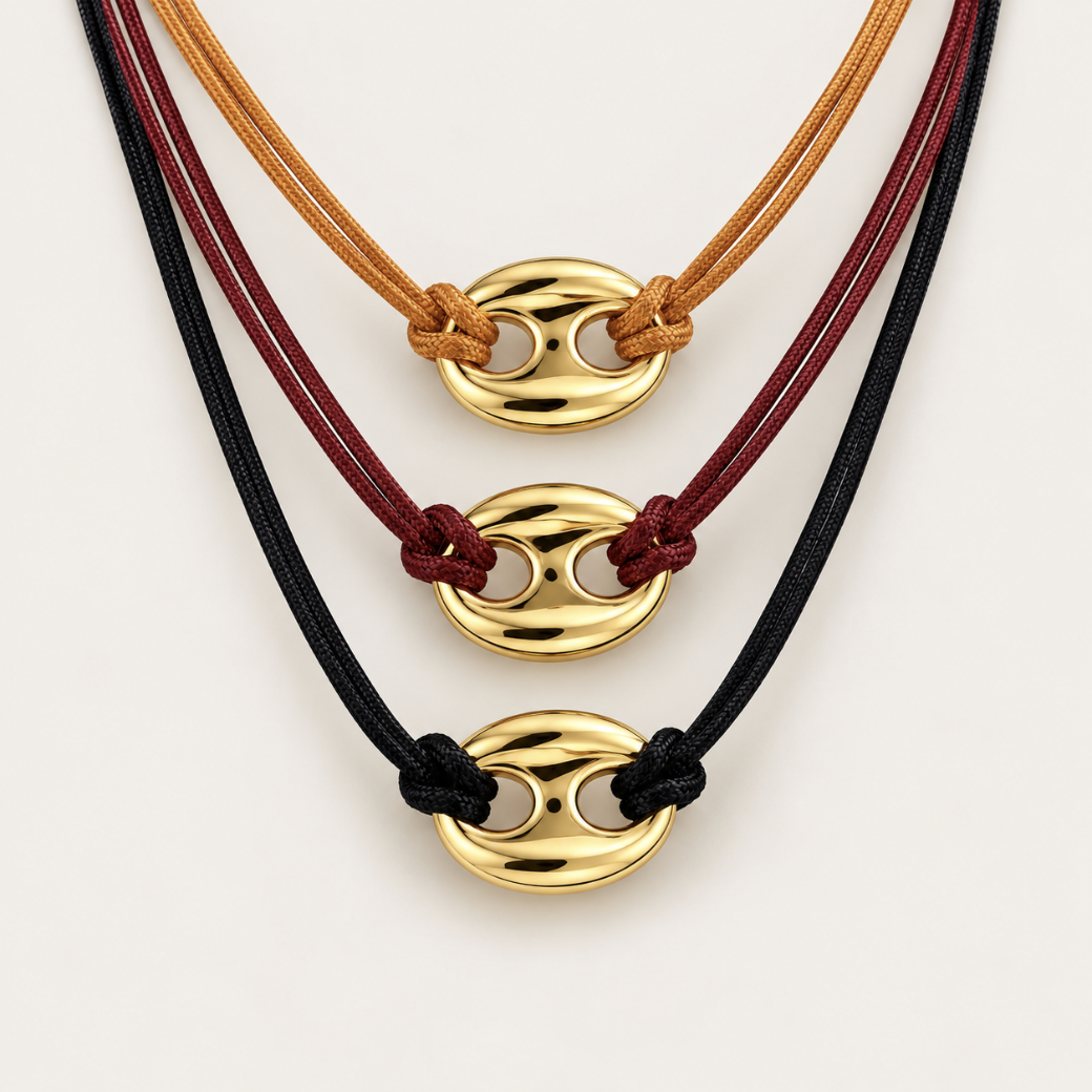 Cinnamon Pig Nose NECKLACE