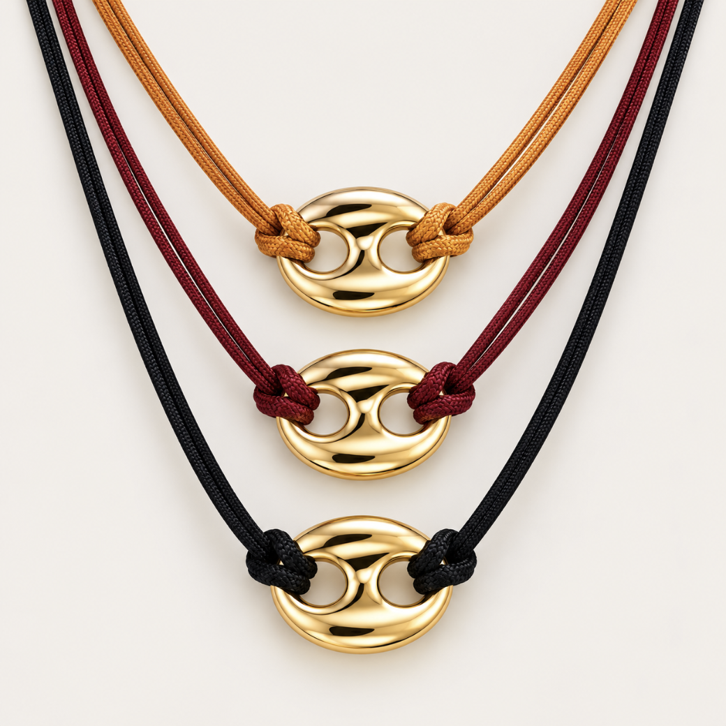 Cinnamon Pig Nose NECKLACE