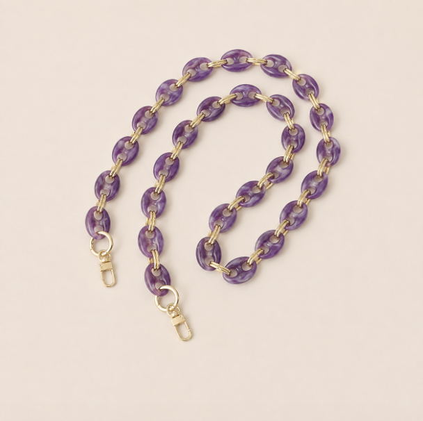 Folie A Trois Corvin LONG Phone Chain Purple