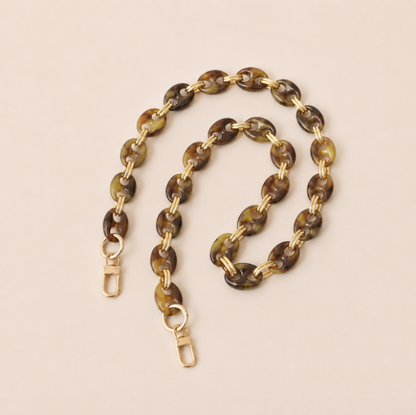 Folie A Trois Corvin LONG Phone Chain Brown