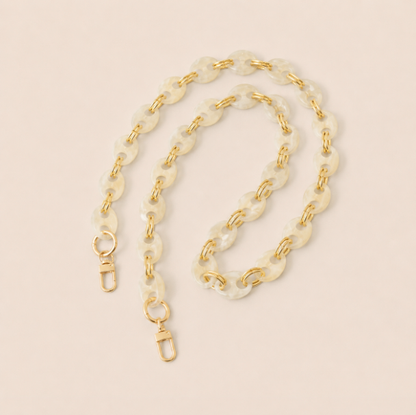 Folie A Trois Corvin LONG Phone Chain Beige