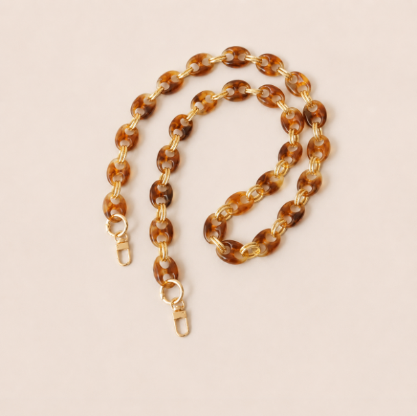 Folie A Trois Corvin LONG Phone Chain Light Brown
