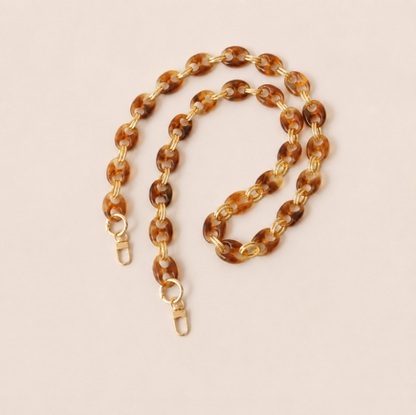 Folie A Trois Corvin LONG Phone Chain Light Brown