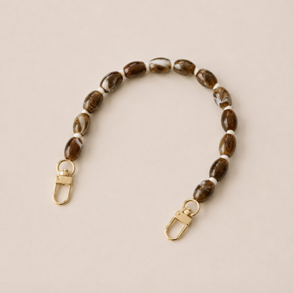 Folie A Trois Fennel Short Phone Chain Brown