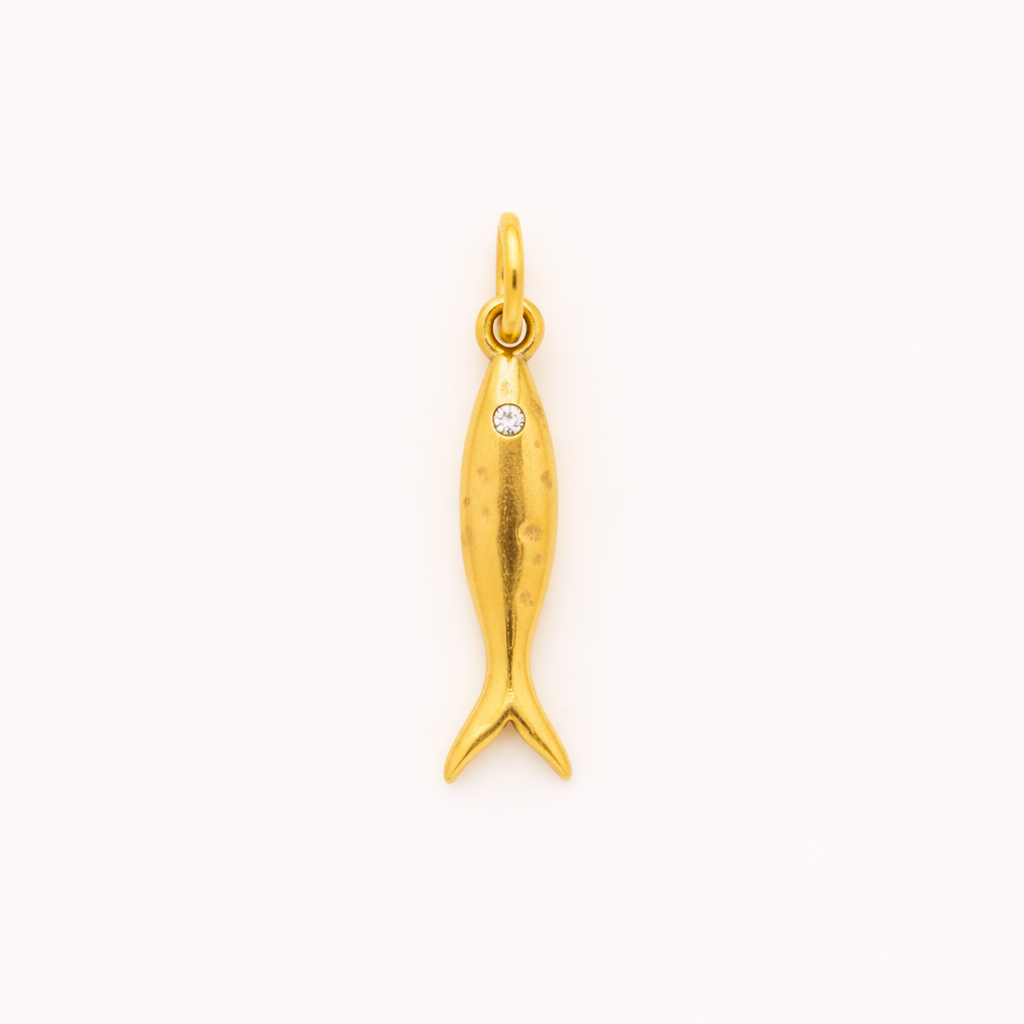 Fish with Stone Eye CHARM