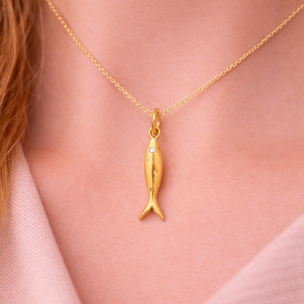 Fish with Stone Eye CHARM