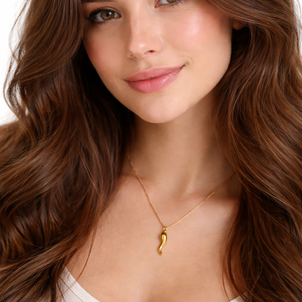 Gold Chili Pepper CHARM