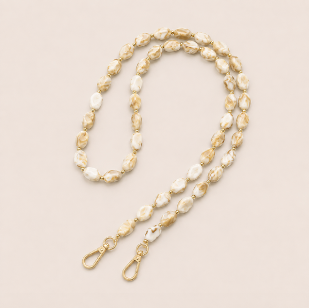 Folie A Trois Isolde LONG Phone Chain Beige