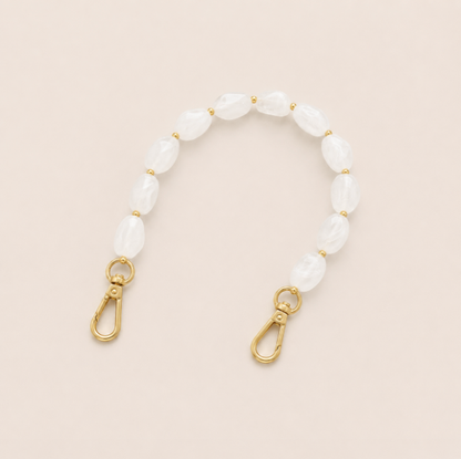 Folie A Trois Isolde SHORT Phone Chain White