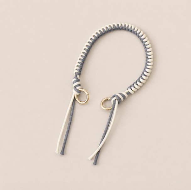 Folie A Trois Layover Phone Strap - Gray White