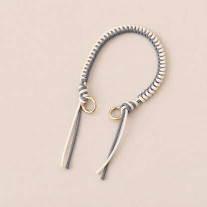Folie A Trois Layover Phone Strap - Gray White