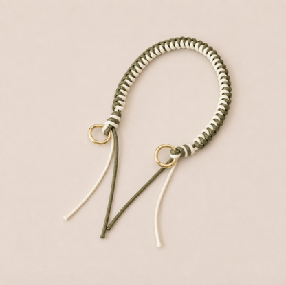 Folie A Trois Layover Phone Strap - Green White