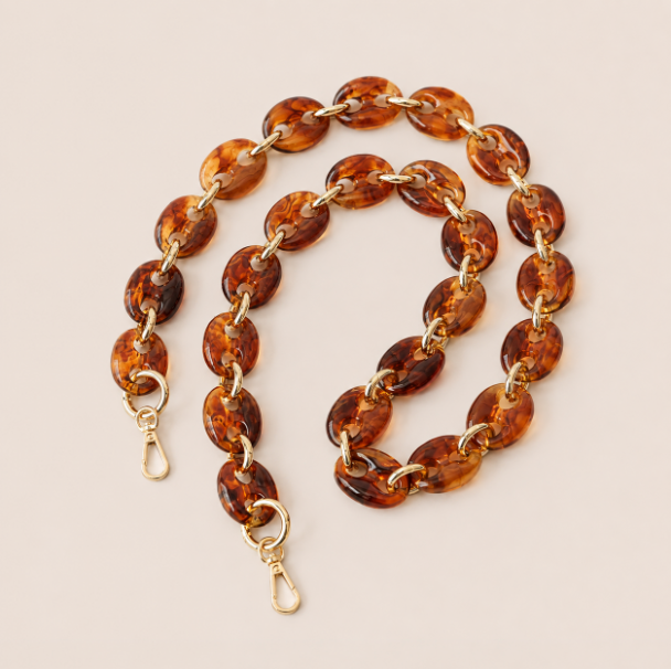 Folie A Trois Wilder LONG Phone Chain Brown