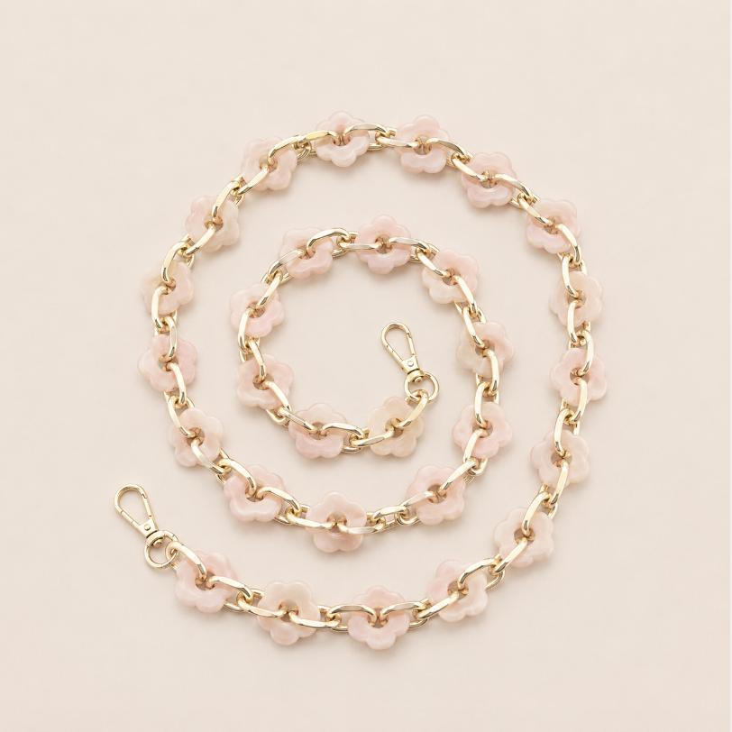 Folie A Trois Zinnia SHORT Phone Chain - Pink