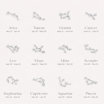 Zodiac Stud BOUCLES D'OREILLES 