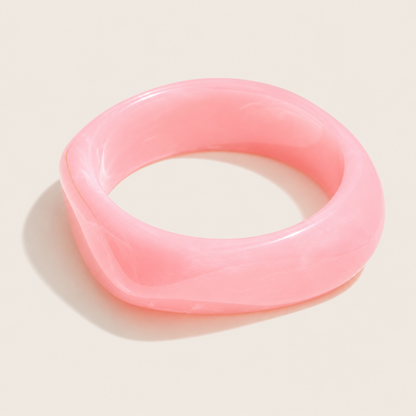Coastal Escape Resin Bracelet – Pink, by Folie à Trois