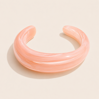 Coastal Muse Resin Bracelet – Cream, by Folie à Trois