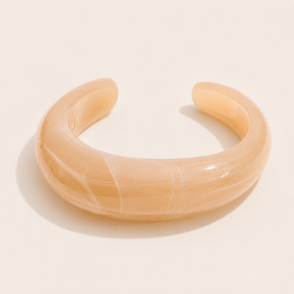 Coastal Muse Resin Bracelet – Green, by Folie à Trois