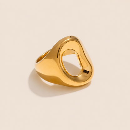 Salt Air Gold Ring – Stainless Steel by Folie à Trois