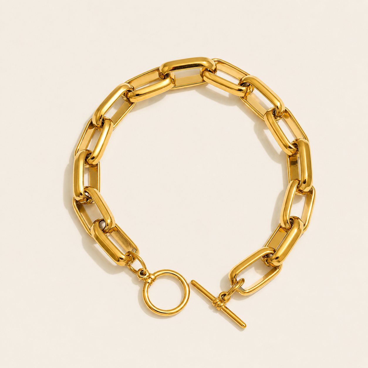 The Resort Edit Gold Bracelet – Stainless Steel Holiday Bracelet by Folie à Trois