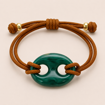 Riviera Resin Bracelet – Red, by Folie à Trois