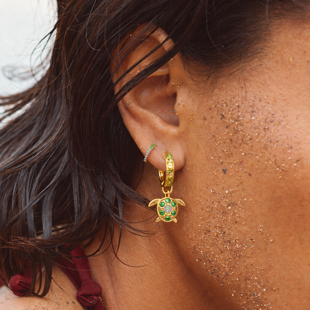 Turtle BOUCLES D'OREILLES