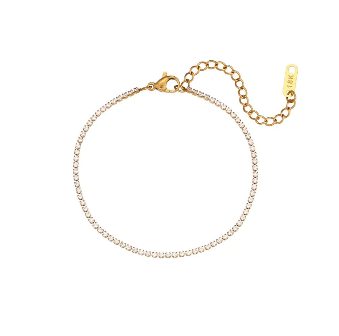 Tennis BRACELET Folie à Trois