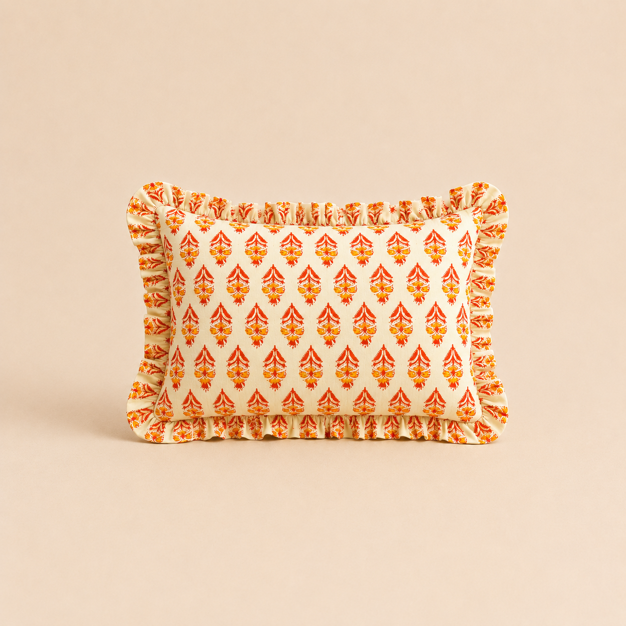 Garnet Blossom Rectangle CUSHION