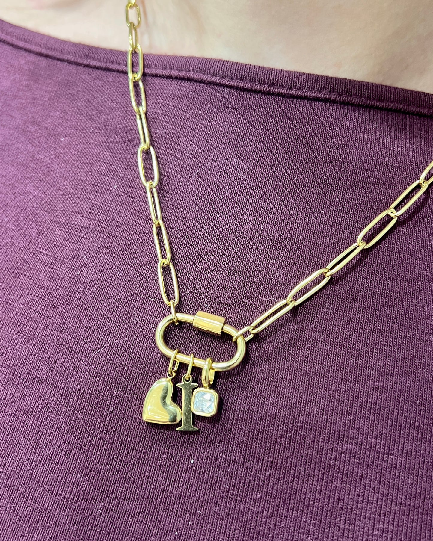 Chain link Charm NECKLACE
